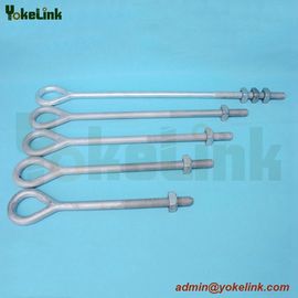 China OEM Hot dipped galvanized 3/4&quot; Oval Eye bolt For  Rigging hardware supplier