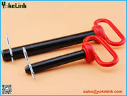 Hitch pins red handle head with cotter pin grade 5 forged alloy steel
