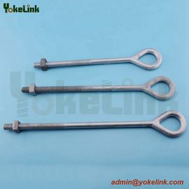 China High Quality Forged galvanized  ANSI C135.1 Oval eyebolt For pole line hardware supplier