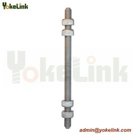 China heavy duty galvanized mild steel Double Arming Bolts supplier