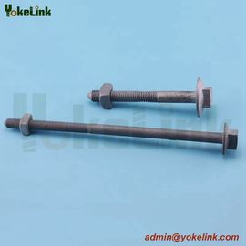 China Hot DIP Galvanized Brace Bolt for Fastening a Brace to a Cross Arm High strength hex bolts hot dip galvanizing supplier