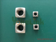 Hot forging square nut 1 1/2'' big size with tapped thread