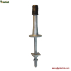 Long Shark / Short Shark Forged steel Crossarm Insulator Pin with Nylon thread For line hardeare