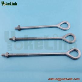 High Quality Forged galvanized  ANSI C135.1 Oval eyebolt For pole line hardware