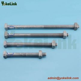 ANSI C135.1 HDG meet ASTM A153 Square head machine bolt