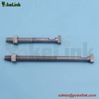 HDG Carbon steel square head machine bolt with nut