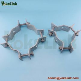 Double Offset Telescopic Pole Clamp / Pole Mounting Bands / Fasten Clamp