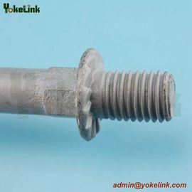 DF19M Series Full-Thread Line Post Insulator Stud Short Shank For Steel Crossarms