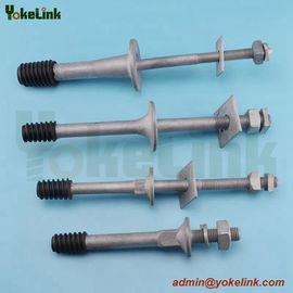 Nylon and lead insulate pins for pole line hardware