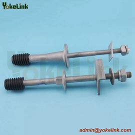 Nylon and lead insulate pins for pole line hardware