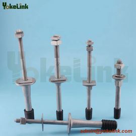 Nylon and lead insulate pins for pole line hardware