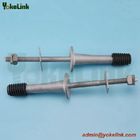 Hot dip galvanized Crossarm Pin/Spindle for insulator for ANSI  55-4 Porcelain Insulators