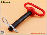 7/8" Red Handle Head Hitch pin with R Clip for farm Tractors and Trailers