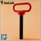 Hitch pins red handle head with cotter pin grade 5 forged alloy steel