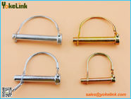 1/4 inch Round Wire Lock Pins Shaft Locking Pin Double Wire Snapper Pins for Farm Trailer