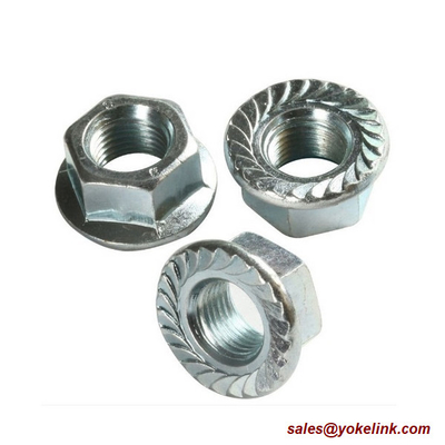 Stainless Steel Flange Locknut Hex Flange Nut for Solar Panel Installation