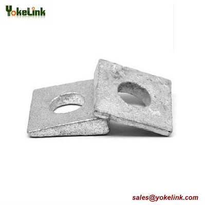 7/8" Grade F436 Square Beveled Structural Hardened Washer DIN 434 Bevel Washer