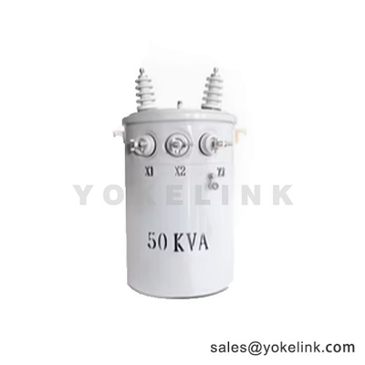 50KVA Pole-Mounted Single Phase Oil Transformer For Industrial Electricity