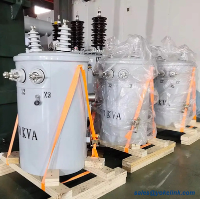 75KVA CSA C2.2-06 Single Phase Transformer With Radiator For Industrial Electricity