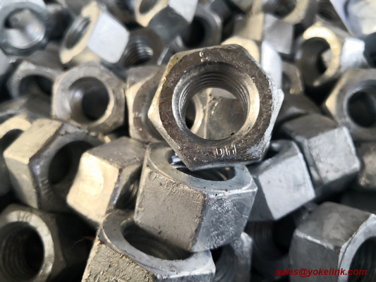 Blue Wax ASTM A194 Gr 2H Hex Nut HDG For Hexagon Bolts For Structural Fasteners