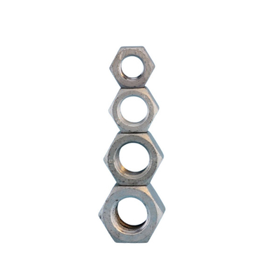Blue Wax ASTM A194 Gr 2H Hex Nut HDG For Hexagon Bolts For Structural Fasteners