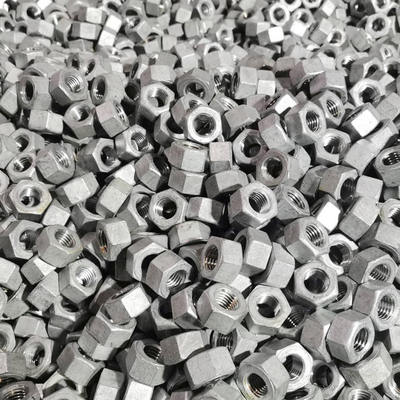 1/4-4'' Carbon Steel ASTM A194 Grade 2H Nuts Blue Waxed For Structural Fasteners