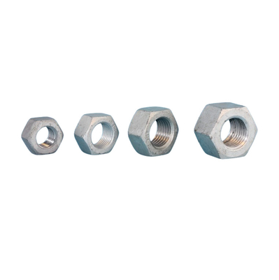 1/4-4'' Carbon Steel ASTM A194 Grade 2H Nuts Blue Waxed For Structural Fasteners