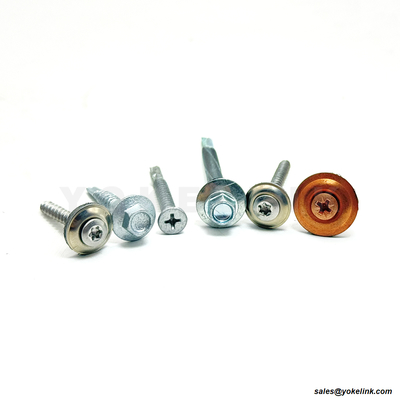 Self Tapping Roofing Sheet Screws With EPDM Washer Seal