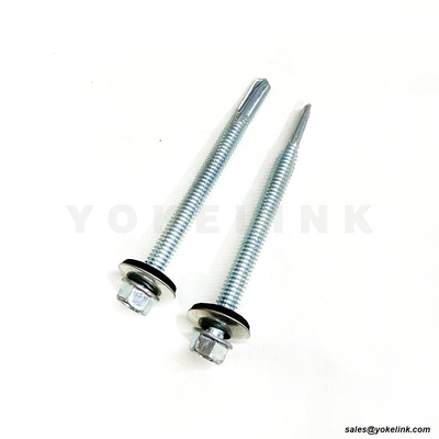 Pack of 100 Metal Sheets Roofing Windows Self Tapping Screws Countersunk Self Drilling Wing-Tip Screw