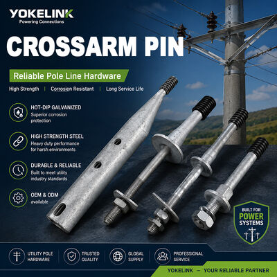 Crossarm Pin HDG | High Voltage Poleline Fasteners | ANSI C135.17 Insulator Pin