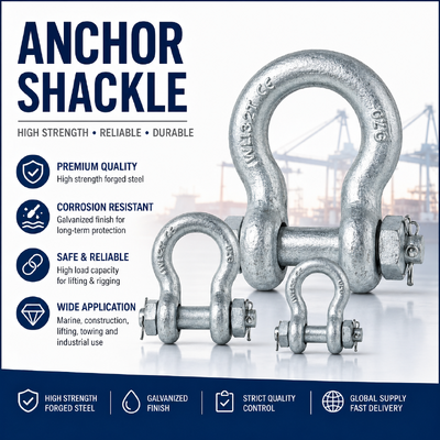 HDG G209 Bow Anchor Shackle | Lifting Rigging Marine Hardware | RR-C-271 Anchor Shackle