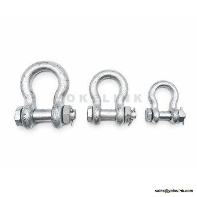 Drop Forged Anchor Shackle | RR-C-271 Heavy Duty Rigging | ASME B30.26 Bow Shackle