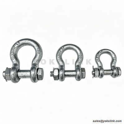 Drop Forged Anchor Shackle | RR-C-271 Heavy Duty Rigging | ASME B30.26 Bow Shackle