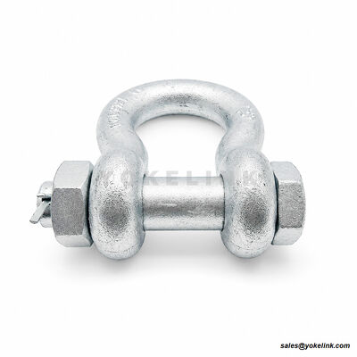 Utility Transmission Line Anchor Shackle | Forged Carbon Steel | ASME B30.26 Anchor Shackle