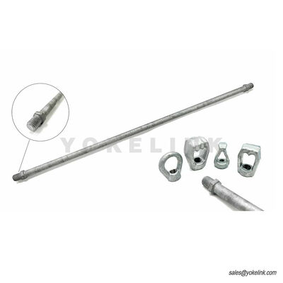 Extension Anchor Rod | HDG Guy Rod Coupling | IEEE C135.2 Extension Rod