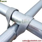 Galvanized Steel GREENHOUSE CROSS CONNECTOR 1-3/8" for 1 3/8" top rail fence piping