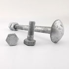 Hot Dip Galvanized Step Bolt with two hex nuts for tower application