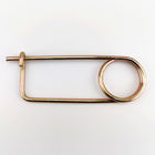 Zinc plating Spring Wire Coiled Tension Safety Pin,  Safety Pin Wire