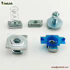 Zinc Plated Combo Nut Washer 1/4" Combo Channel Nut Square Washer
