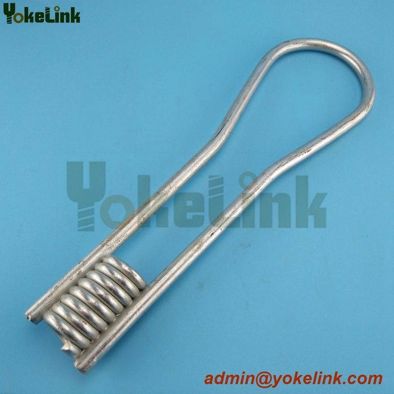 Single flared coil loop inserts for construction form HDG carbon steel