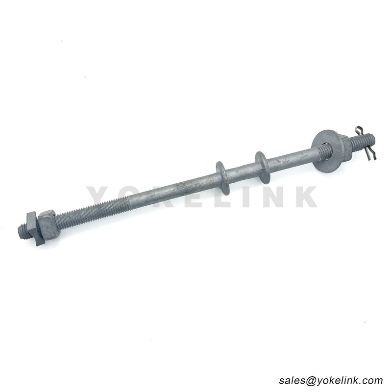 ANSI C135.31 Single Upset Spool Bolt 5/8'' x 12'' for poleline Hardware