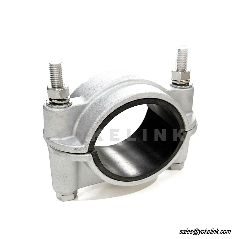High Voltage Cable Rubber Lined Aluminium Single Cable Cleat