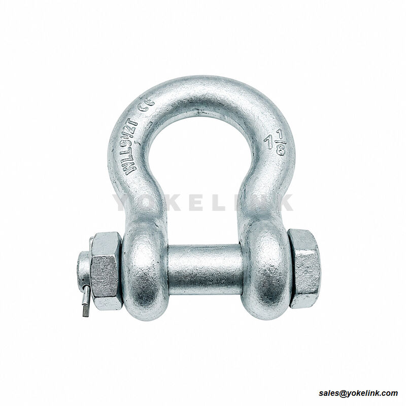Drop Forged Anchor Shackle | RR-C-271 Heavy Duty Rigging | ASME B30.26 Bow Shackle