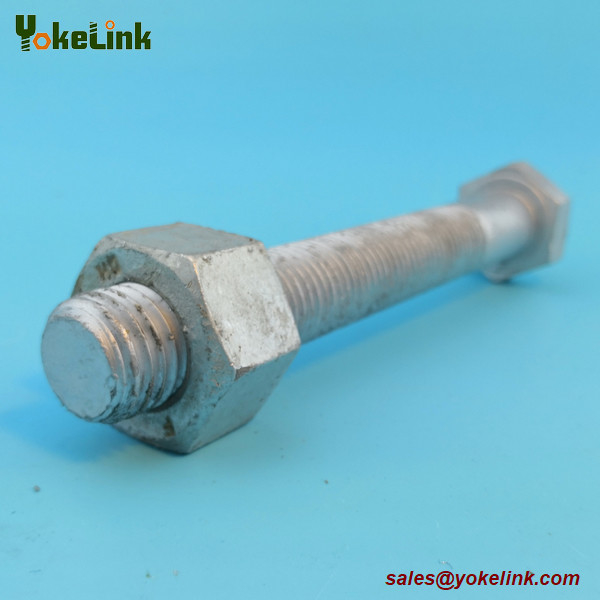 M36X4.0 ASTM F3125M Grade A325M Hot Dipped Galvanized Steel Structural Bolt w/A563 DH Nut & F436 Washer