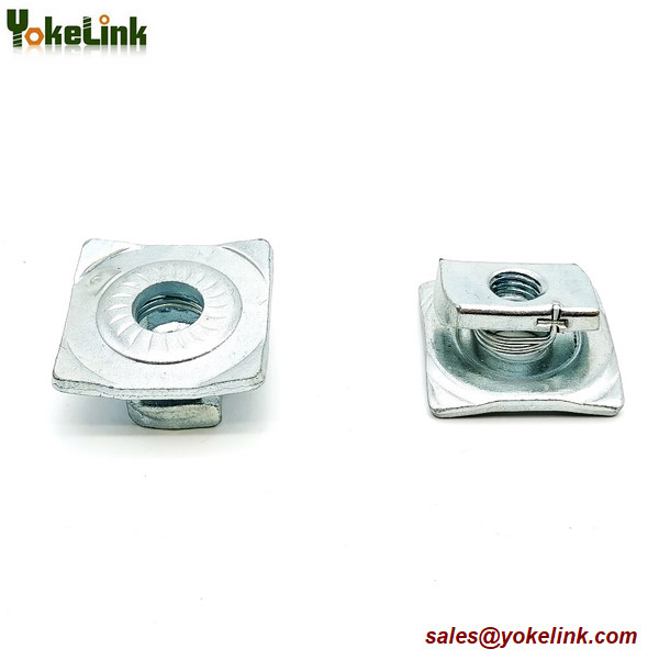 Zinc Plated Combo Nut Washer 3/8" Combo Channel Nut Square Washer