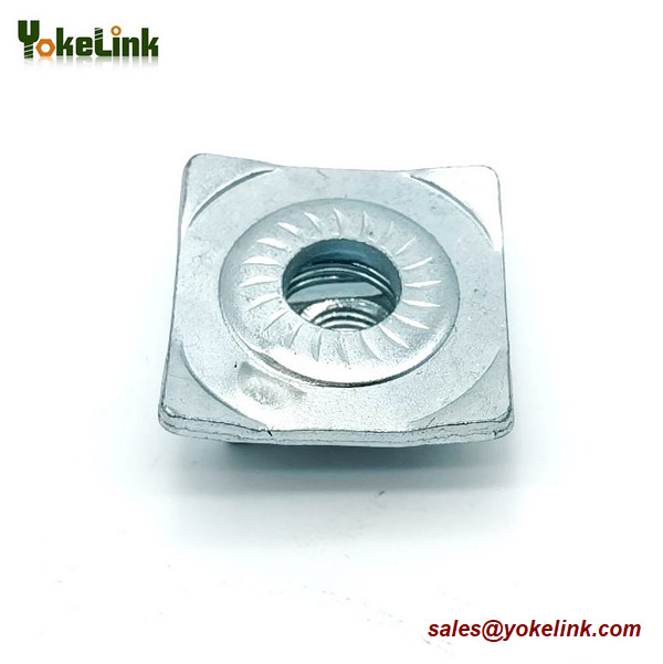 Zinc Plated Combo Nut Washer 5/16" Combo Channel Nut Square Washer