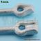 High Strength Galvanized Thimble Eye Bolt 5/8'*10' with Flat Square Nut/Angle Thimble Eye Bolts for Electric Power supplier