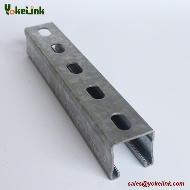 Surprecision Metal Strut Channel With Slotted Back 304 Stainless Steel ...