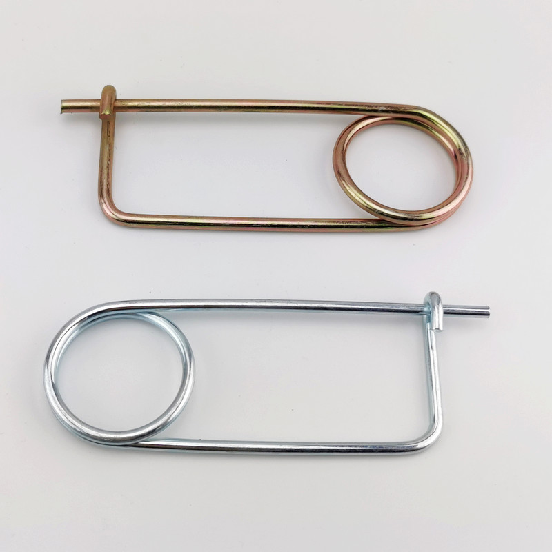 Spring Wire Coiled Tension Safety Pin, Diaper Pin Zinc Finish Safety ...