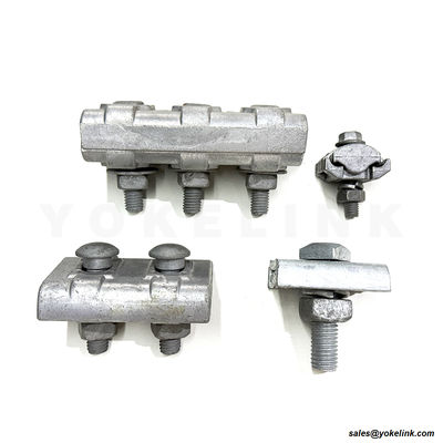 ANSI C119.4 Parallel Groove Clamps 3 Bolts For Power Line